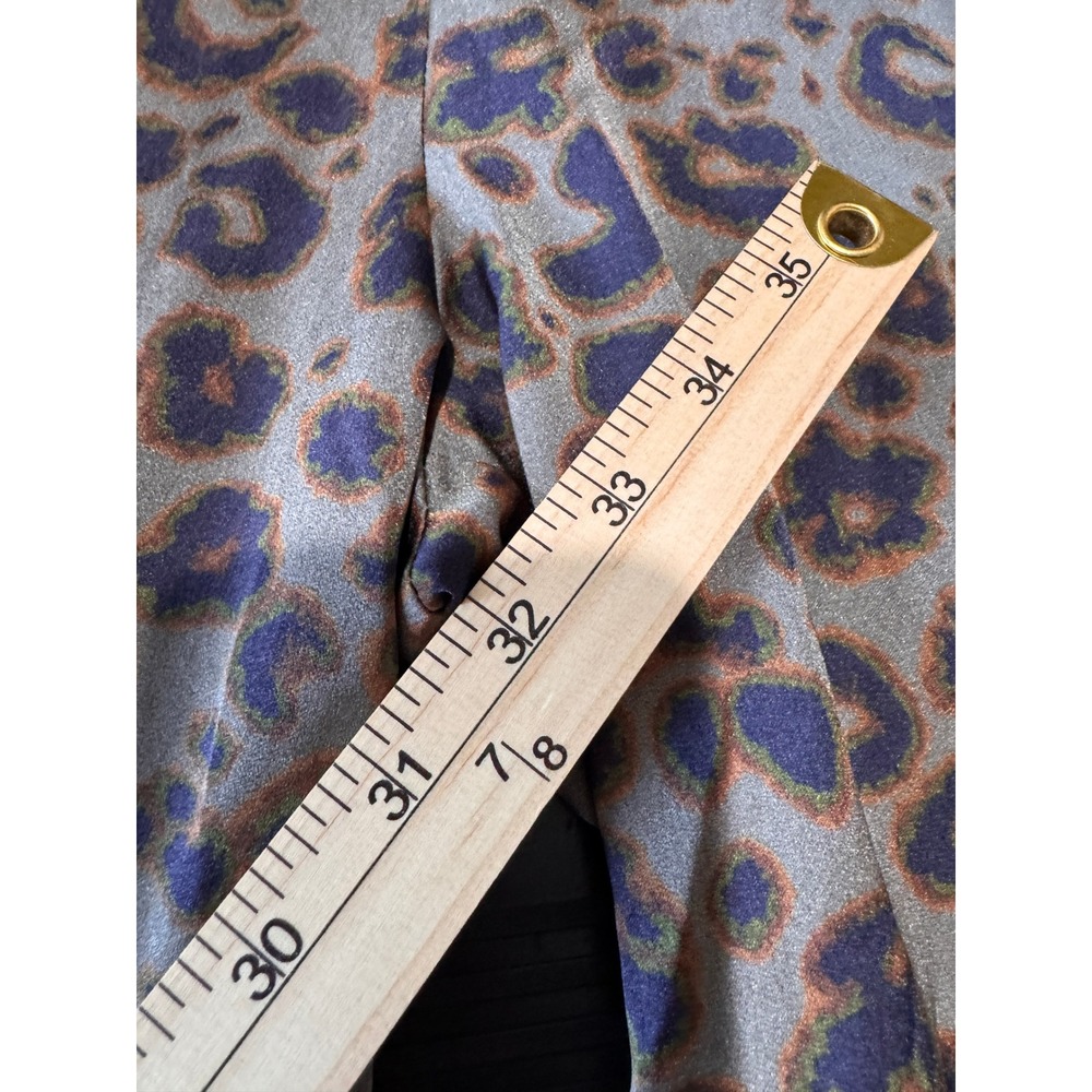 ba&sh Women's Size 38 Leopard Print Wide Leg Pants High Rise Pleated NWT - Picture 9 of 9